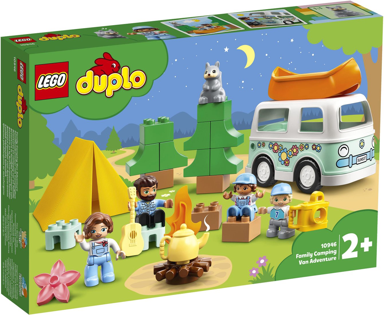 

Конструктор LEGO Duplo 10946 Семейное приключение на микроавтобусе