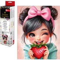 Алмазная мозаика  Феникс+ Девочка с клубникой 71338