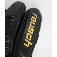 Горнолыжные перчатки Reusch Pro Rc 6201110-7470 (р-р 9.5, Black/Dress Blue/Gold) в Мозыре