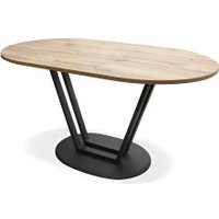 Кухонный стол Древпром Бренто М172 (дуб вотан/гарден/черный матовый) в Могилеве