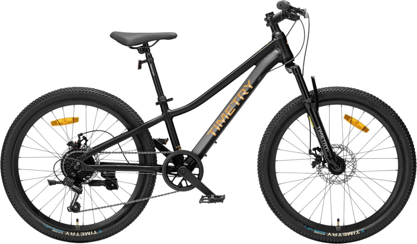 Детский велосипед Timetry TT414BK 2026 (черный)