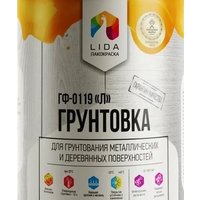 Алкидная грунтовка LIDA ГФ-0119 (50кг, красно-коричневый)