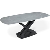 Кухонный стол Sheffilton SHT-T75 (серый светлый/черный)