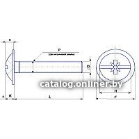 Набор винтов ЕКТ Kombi 61103 (1000 шт)