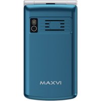 Кнопочный телефон Maxvi E28 (голубой)