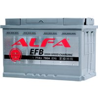Автомобильный аккумулятор ALFA EFB 77 R+ (77 А·ч) в Витебске