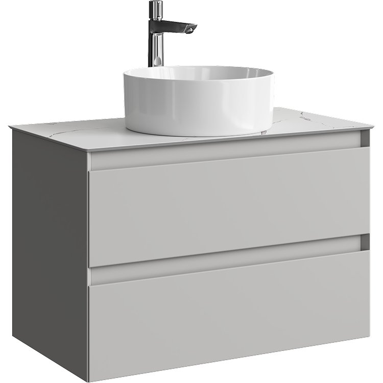 

Aqwella Тумба под умывальник Geometria GE01082ST+STG814X476MW