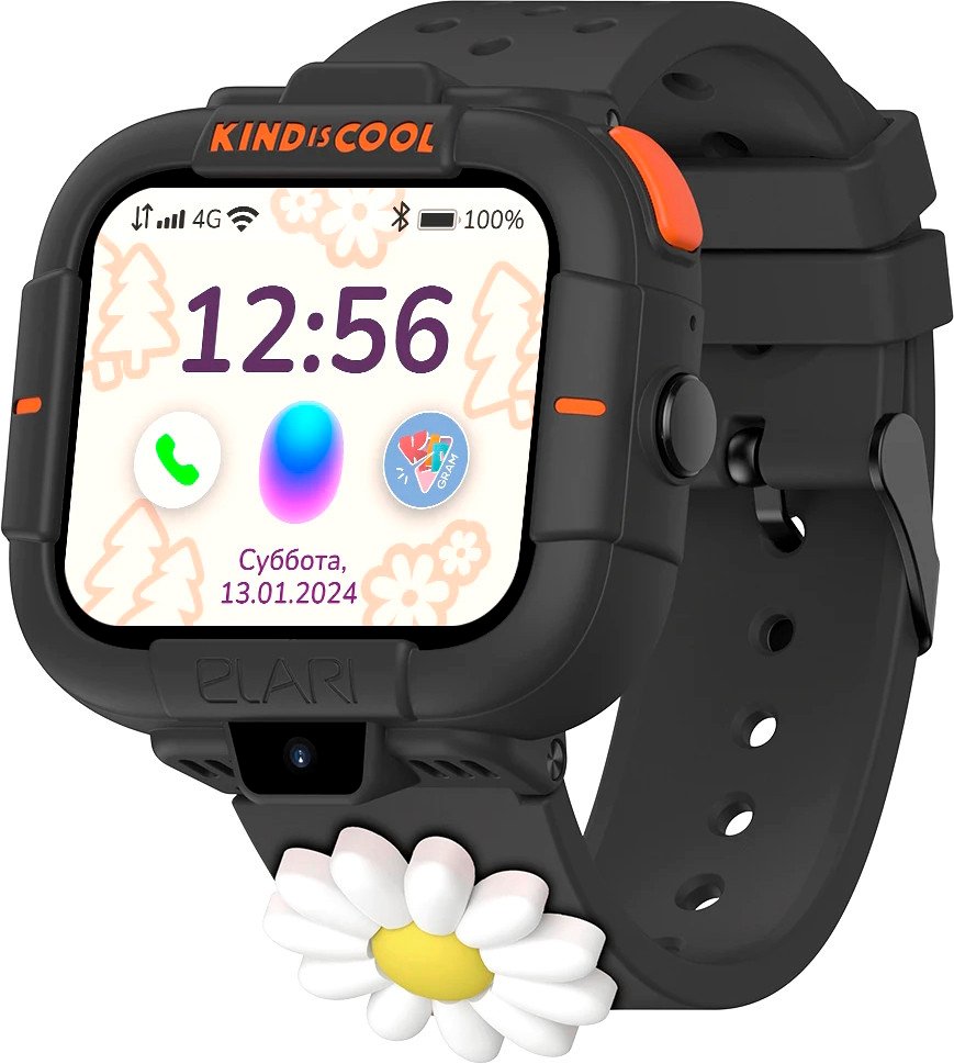 

Детские умные часы Elari KidPhone MB (черный)