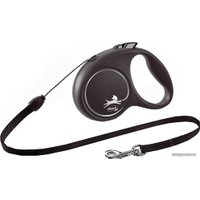 Поводок-рулетка Flexi Black Design S Cord 5 m (черный)