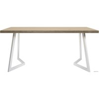 Кухонный стол Buro7 Уиллис 180 (классика, дуб беленый/белый)