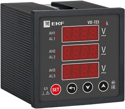 

Вольтметр EKF PROxima VD-723