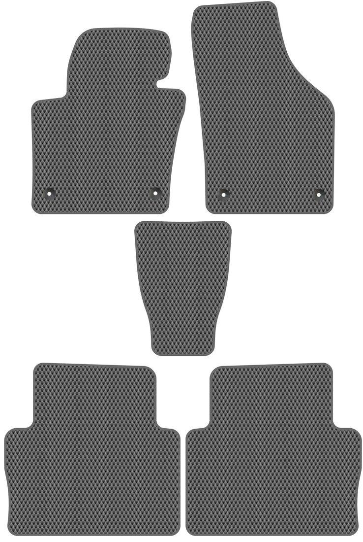 

Комплект ковриков для авто Alicosta SEAT Alhambra (минивэн / 7N) 2010 - 2015 (серый, ромб)