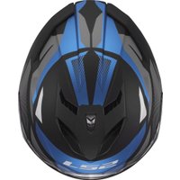 Мотошлем LS2 FF818 Storm III Komai (2XL, черный/синий)