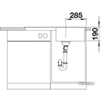 Кухонная мойка Blanco Zia 5 S (алюметаллик) [520513]