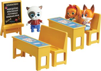 Аксессуары для кукольного домика Кошечки-Собачки Школа 39210