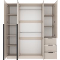 Шкаф распашной Mio Tesoro Мельбурн 4DG3S (кашемир)