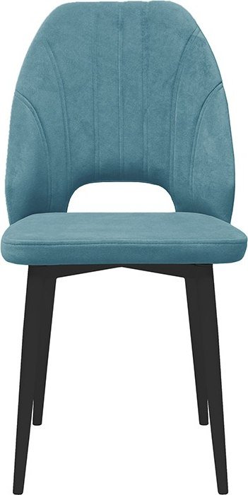 

Стул Трия Капри конус Т2 исп.2 (черный муар/велюр бирюзовый)