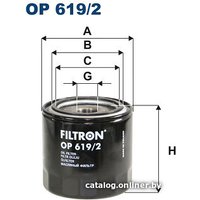 Масляный фильтр Filtron OP 619/2