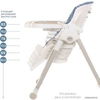 Высокий стульчик Pituso Lerin (синий)