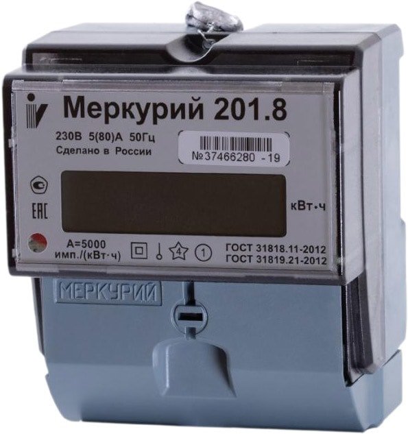 

Счетчик электроэнергии Инкотекс Меркурий 201.8