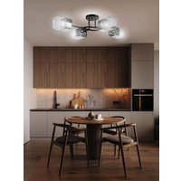 Припотолочная люстра Aitin Pro НПБ 02-4x60-101 96297/4 (черный/хром)