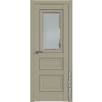 Межкомнатная дверь ProfilDoors 2.94U L 70x200 (шелгрэй, стекло square матовое)