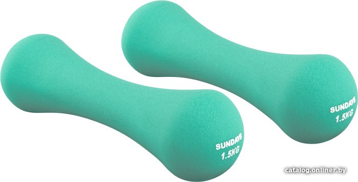 Набор гантелей Sundays Fitness IR92004-D 2x1.5 кг (бирюзовый)