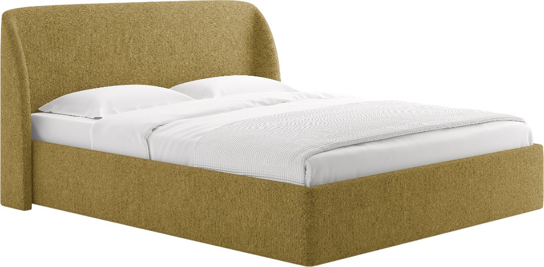 

Кровать Сонум Nicole 160x190 (кашемир горчичный)