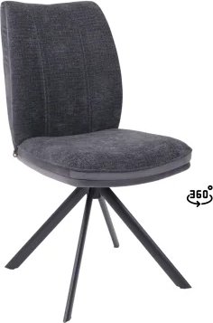 Стул Мамадома Smart-R 360 (g25 Antracite шенилл Lux - d10 Hematite Lux/черный)