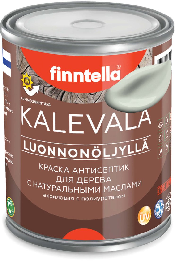 

Краска Finntella Kalevala Pinnattu F-13-1-1-FL055 0.9 л (зеленый/серый)