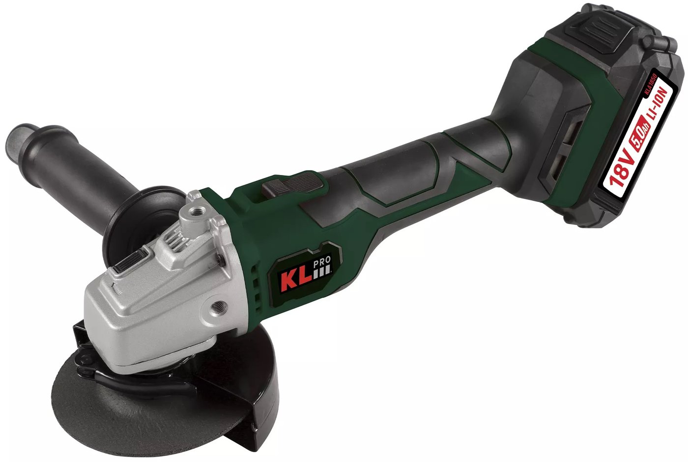 

Угловая шлифмашина KLPRO KLAT18BS-50 (с 2-мя АКБ, кейс)