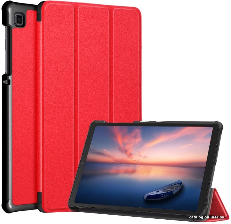 Чехол JFK Smart Case для Samsung Galaxy Tab A7 Lite (красный)