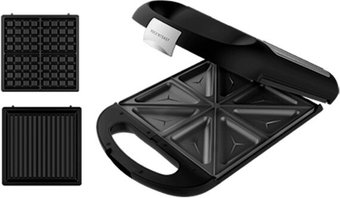 Многофункциональная сэндвичница Cecotec Rock'nToast Family 3 in 1