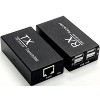 Адаптер USBTOP USB Type-A - RJ45 до 200 м (черный)