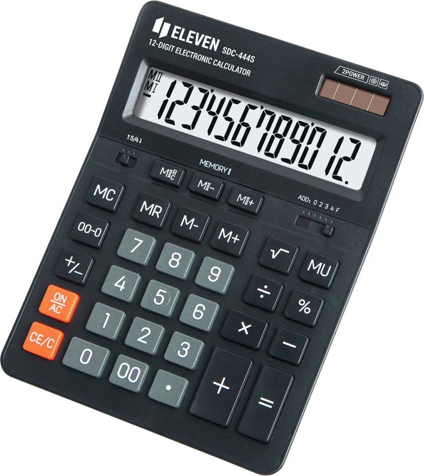 

Бухгалтерский калькулятор Eleven SDC-444S (черный)