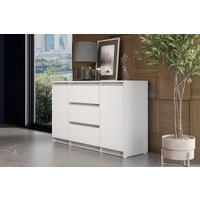 Комод NN мебель Денвер 3 ящика 00-00117162 (белый) в Гомеле