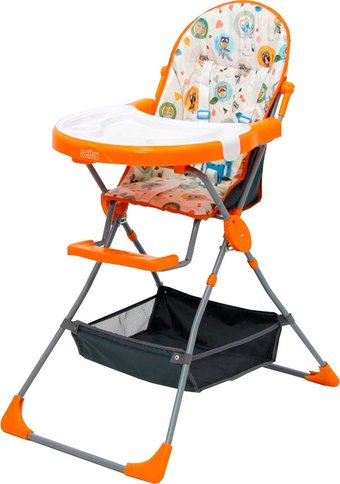 Высокий стульчик Selby SH-252 (Совы, оранжевый)