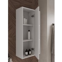  ЗОВ Шкаф для ванной Анталья ALWMW (белый матовый)