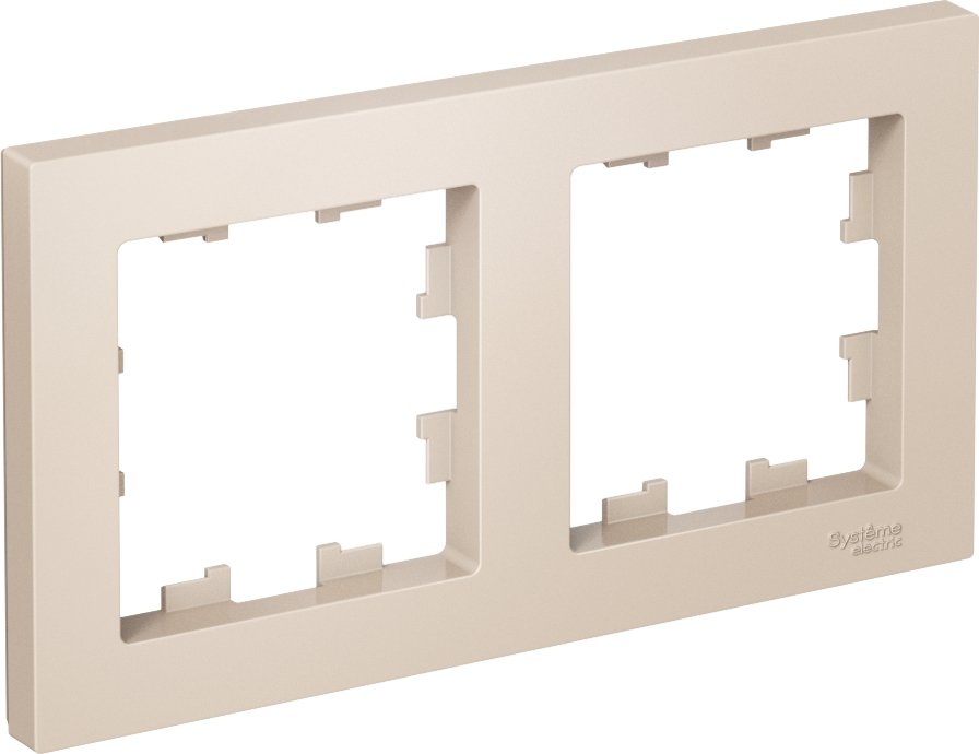

Рамка Systeme Electric AtlasDesign ATN000202 (бежевый)