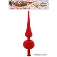 Елочная верхушка Серпантин глянец (красный) 201-0599