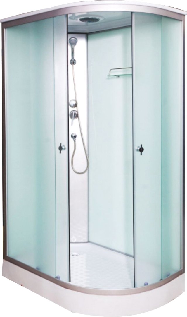 

Душевая кабина Водный мир ВМ-877 L 80x120 (белый/матовое стекло)