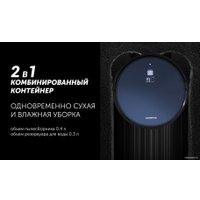Робот-пылесос Polaris PVCR 0726 WI-FI IQ Home Gyro (синий)