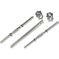 Набор гантельных грифов AMETIST с соединительным коннектором 40см (d25мм) металл 2039587191427