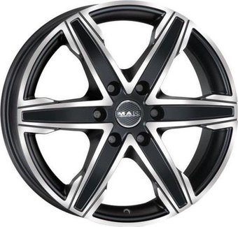 MAK King 6 16x6.5" 6x139.7мм DIA 112мм ET 10мм Ice Black