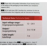 Автомобильное зарядное Hama 173618