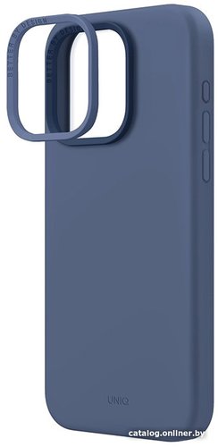 Чехол для телефона Uniq LINO Blue (Magsafe) для iPhone 15 Pro Max IP6.7P(2023)-LINOHMBLU