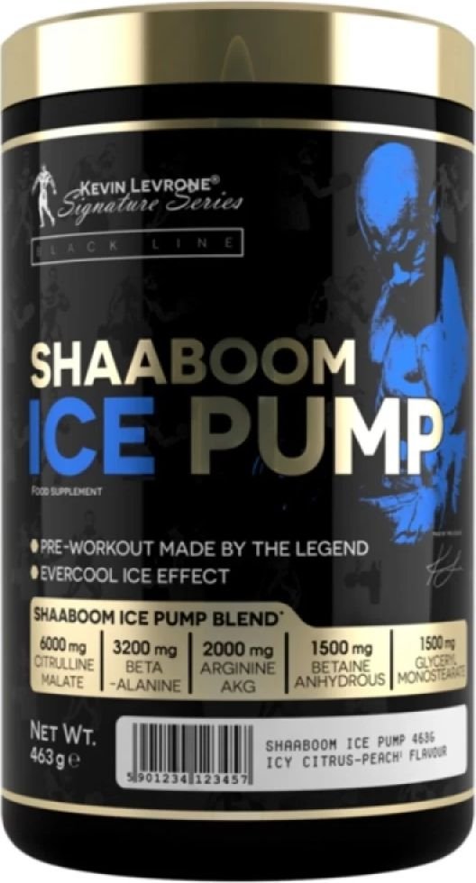 

Предтренировочный комплекс Kevin Levrone Shaaboom ice Pump (463 г, драгон фрукт)