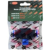 Фитинг RockForce Фитинг для пласт. труб с краном 10x10 мм RF-SHVFF10-10