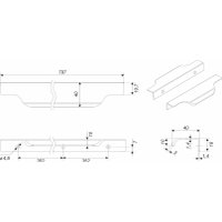 Ручка мебельная Boyard Tera 2.0 RT811SC.1/704/800