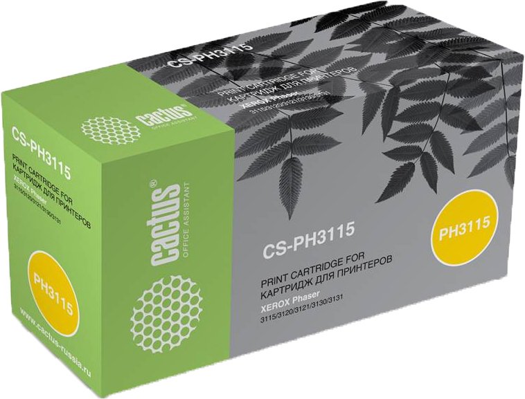 

Картридж CACTUS CS-PH3115 (аналог Xerox 109R00725)